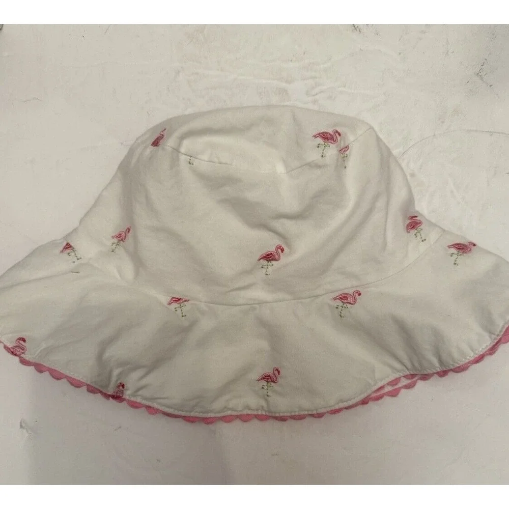 Baby Girl Clothes New Gymboree 2T-5T Pink Flamingo Island Fun Sun Hat‎